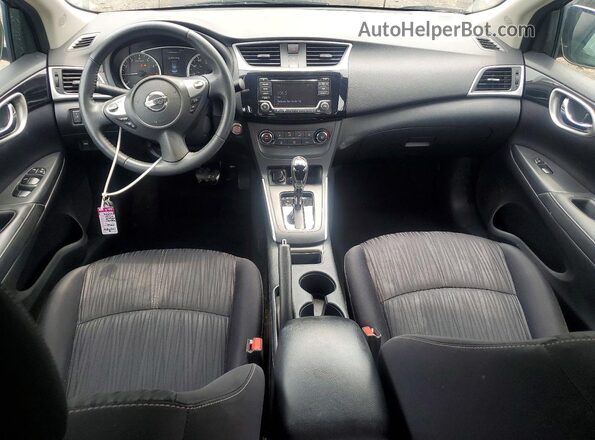 3N1AB7AP1GL681126 2016 NISSAN SENTRA Blue Dashboard view