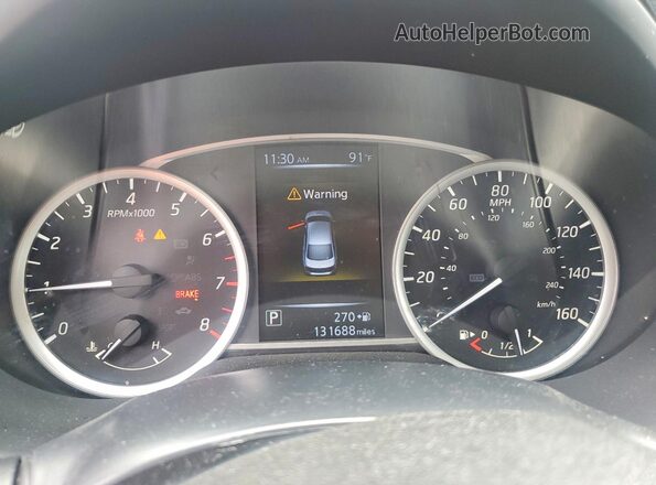 3N1AB7AP1GL681126 2016 NISSAN SENTRA Blue Instrument cluster view