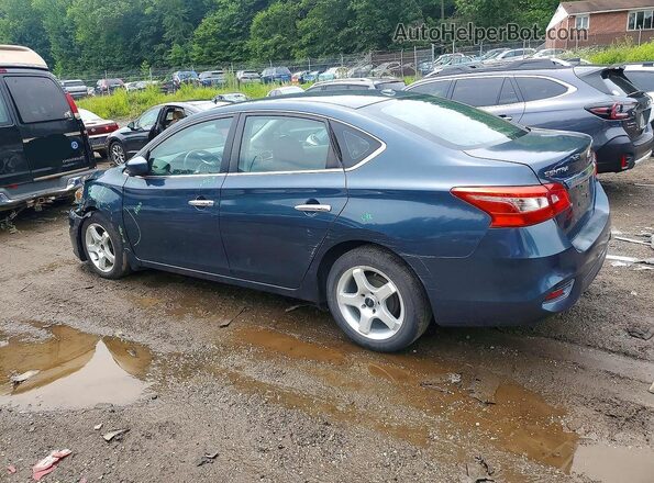 3N1AB7AP1GL681126 2016 NISSAN SENTRA Blue Rear left