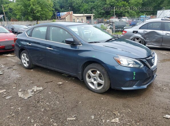 3N1AB7AP1GL681126 2016 NISSAN SENTRA Blue Front right