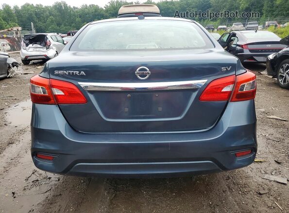 3N1AB7AP1GL681126 2016 NISSAN SENTRA Blue Rear view