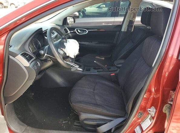 3N1AB7AP1GY210130 2016 NISSAN SENTRA Red Vista interior delantera