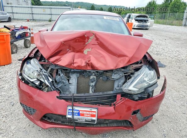 3N1AB7AP1GY210130 2016 NISSAN SENTRA Red Vista frontal