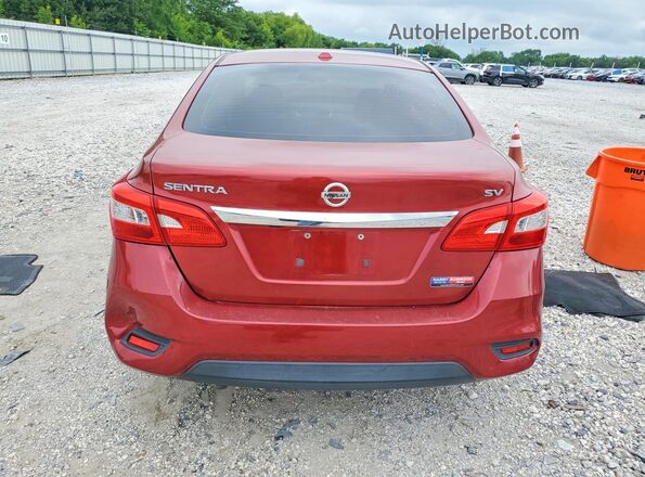 3N1AB7AP1GY210130 2016 NISSAN SENTRA Red Vista trasera