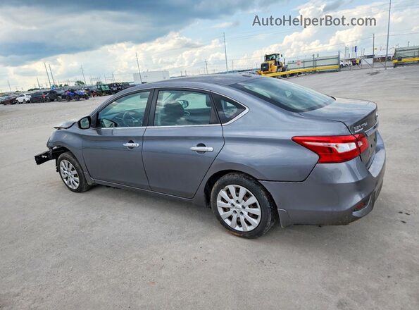 3N1AB7AP1GY214890 2016 NISSAN SENTRA Gray Trasero izquierdo