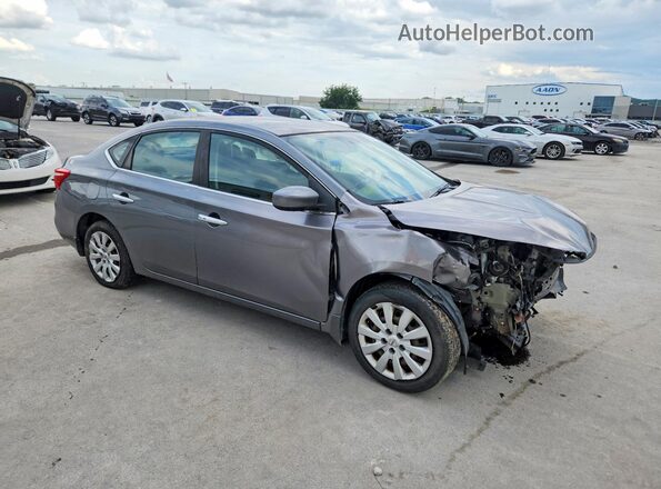 3N1AB7AP1GY214890 2016 NISSAN SENTRA Gray Delantero derecho