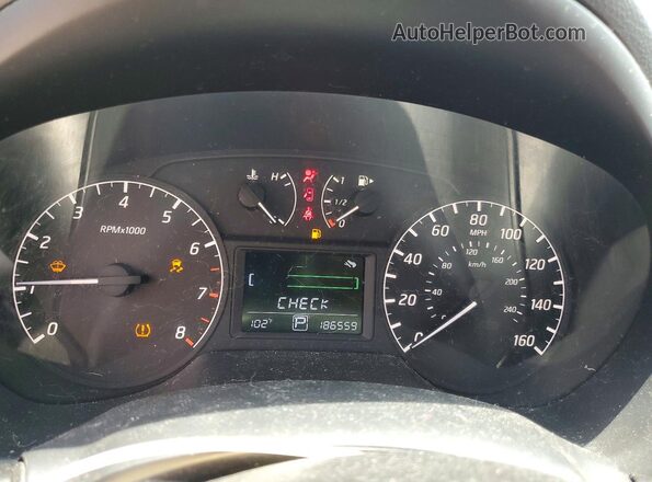 3N1AB7AP1GY216476 2016 NISSAN SENTRA Серый Вид щитка приборов