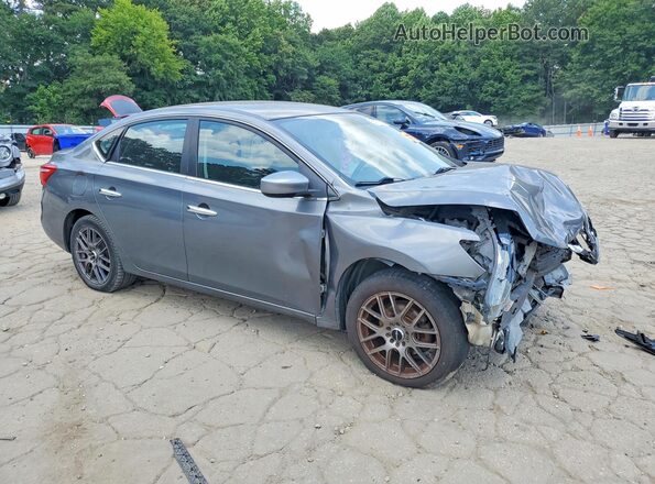 3N1AB7AP1GY216476 2016 NISSAN SENTRA Серый Передняя правая четверть