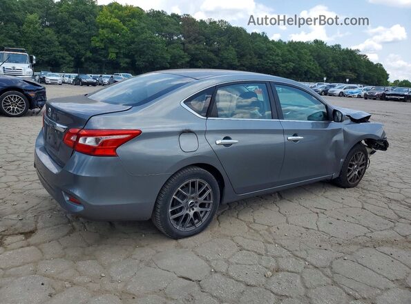 3N1AB7AP1GY216476 2016 NISSAN SENTRA Серый Задняя правая четверть