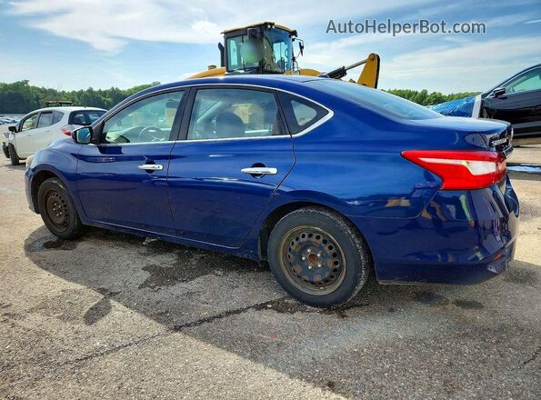 3N1AB7AP1GY217336 2016 NISSAN SENTRA Blue Հետևի ձախ