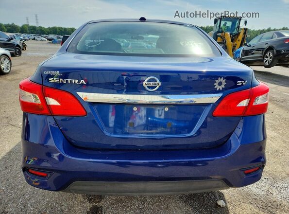 3N1AB7AP1GY217336 2016 NISSAN SENTRA Blue Հետևի տեսք