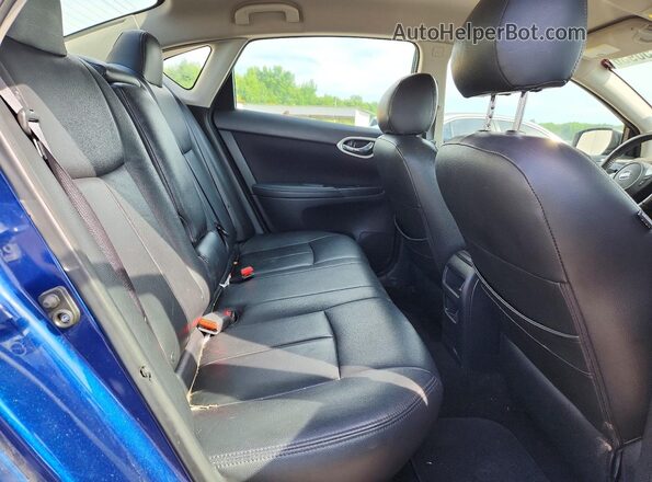 3N1AB7AP1GY217336 2016 NISSAN SENTRA Blue Հետևի նստատեղերի տեսք