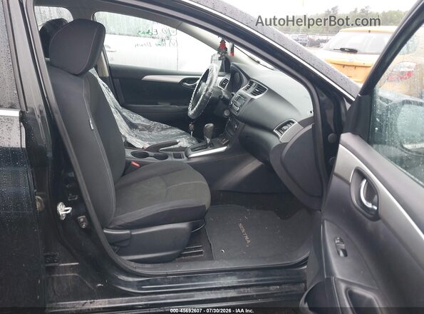 3N1AB7AP1GY227896 2016 NISSAN SENTRA Black წინა სალონის ხედი
