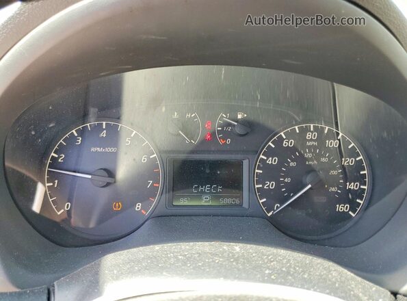 3N1AB7AP1GY246500 2016 NISSAN SENTRA Blue Instrument cluster view