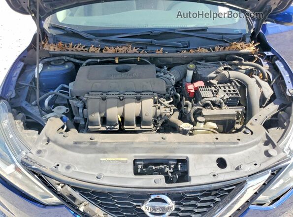 3N1AB7AP1GY246500 2016 NISSAN SENTRA Blue Rear interior view