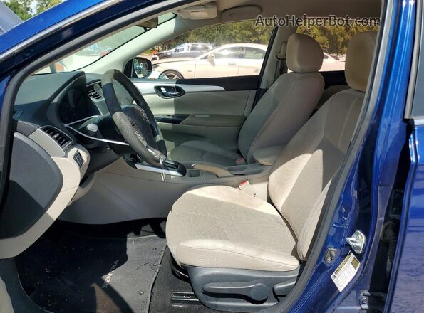 3N1AB7AP1GY246500 2016 NISSAN SENTRA Blue Front interior view