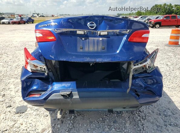 3N1AB7AP1GY246500 2016 NISSAN SENTRA Blue Rear view