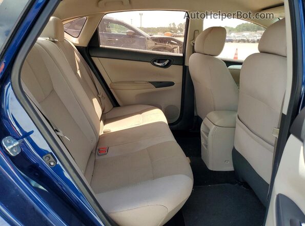 3N1AB7AP1GY246500 2016 NISSAN SENTRA Blue Rear seats view