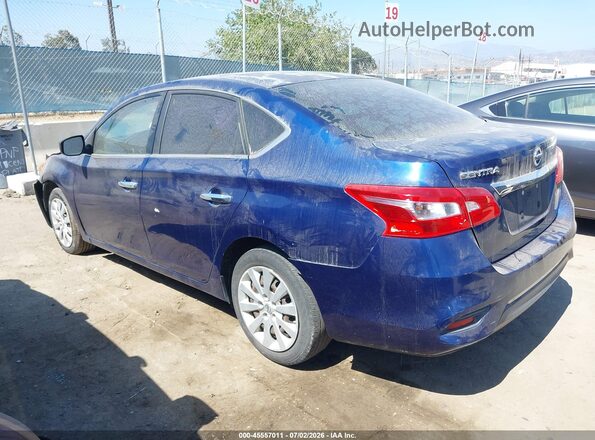 3N1AB7AP1GY247968 2016 NISSAN SENTRA Blue Задня ліва чверть
