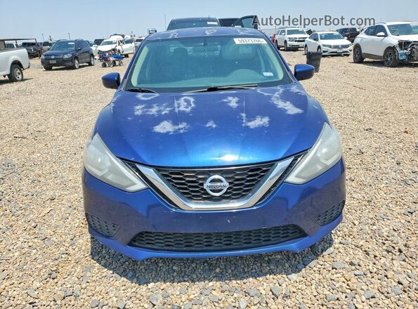 3N1AB7AP1GY263314 2016 NISSAN SENTRA Синий Вид спереди