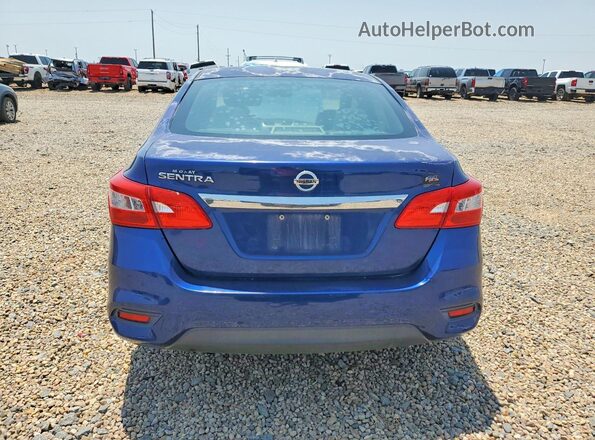 3N1AB7AP1GY263314 2016 NISSAN SENTRA Синий Вид сзади