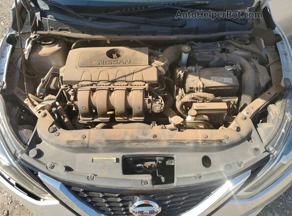 3N1AB7AP1GY267170 2016 NISSAN SENTRA Silver Widok wnętrza z tyłu