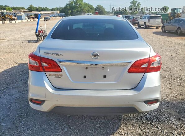 3N1AB7AP1GY267170 2016 NISSAN SENTRA Silver Widok z tyłu