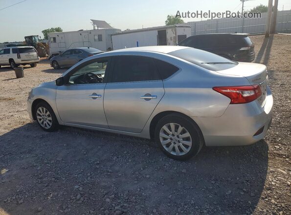 3N1AB7AP1GY267170 2016 NISSAN SENTRA Silver Tył lewy