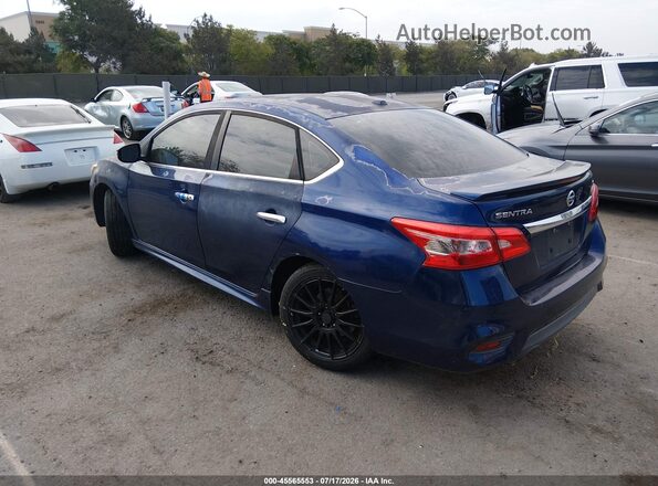 3N1AB7AP1GY275432 2016 NISSAN SENTRA Blue Հետևի ձախ