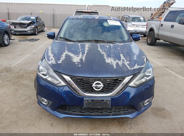 3N1AB7AP1GY275432 2016 NISSAN SENTRA Blue Սարքավորումների վահանակի տեսք