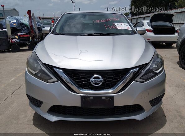 3N1AB7AP1GY276256 2016 NISSAN SENTRA Silver Instrument cluster view