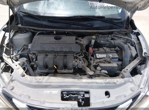 3N1AB7AP1GY276256 2016 NISSAN SENTRA Silver Rear view