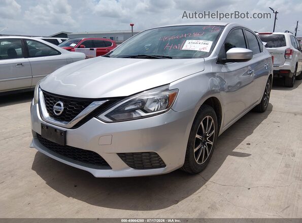 3N1AB7AP1GY276256 2016 NISSAN SENTRA Silver Front left