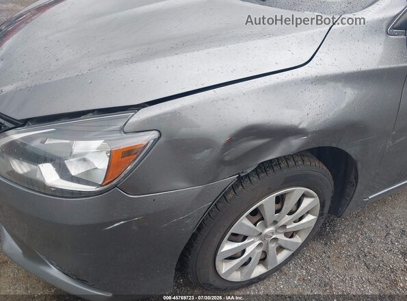 3N1AB7AP1GY276662 2016 NISSAN SENTRA Gray Front view
