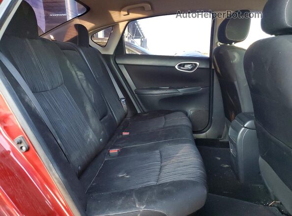 3N1AB7AP1GY303536 2016 NISSAN SENTRA Red Vista de los asientos traseros