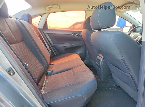 3N1AB7AP1GY317727 2016 NISSAN SENTRA Gray Rear seats view