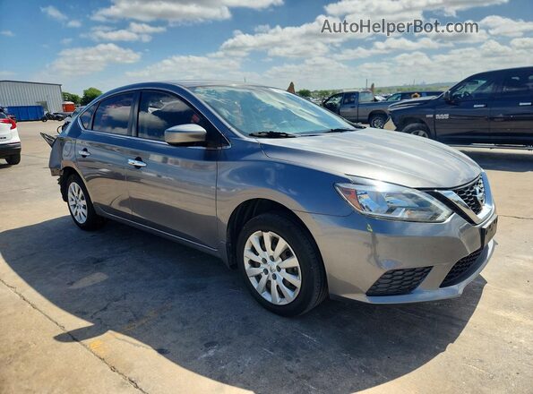 3N1AB7AP1GY317727 2016 NISSAN SENTRA Gray Front right