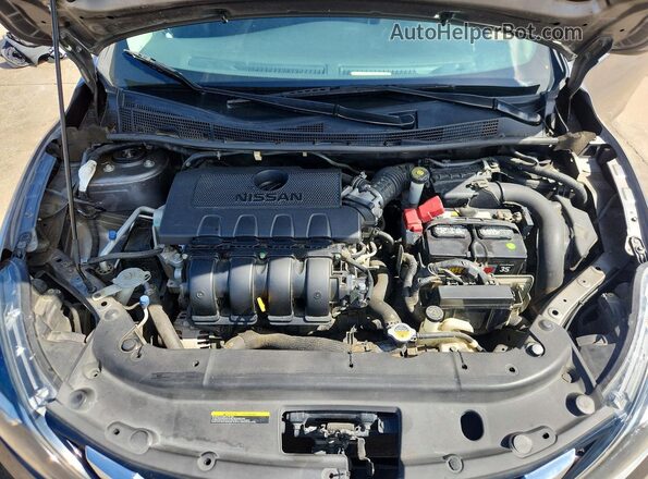 3N1AB7AP1GY317727 2016 NISSAN SENTRA Gray Rear interior view