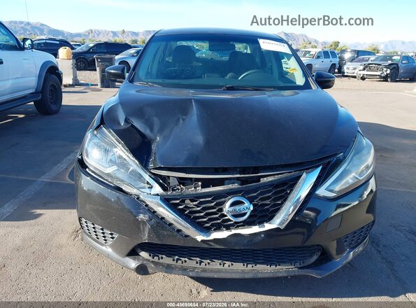 3N1AB7AP1GY330803 2016 NISSAN SENTRA Black ხელსაწყოთა პანელის ხედი