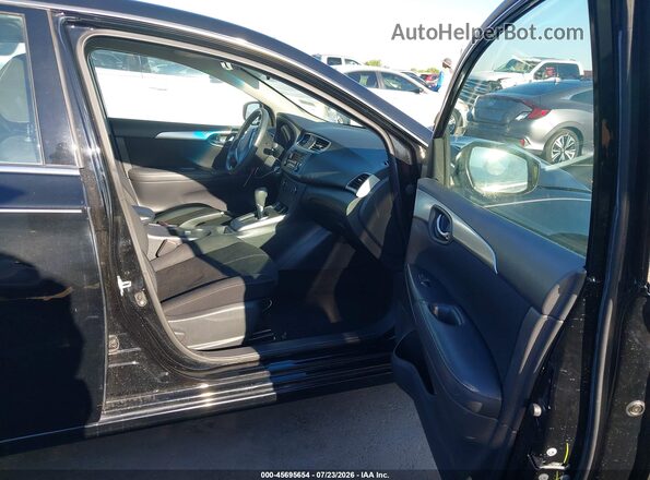 3N1AB7AP1GY330803 2016 NISSAN SENTRA Black წინა სალონის ხედი