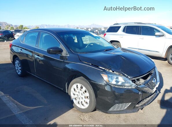 3N1AB7AP1GY330803 2016 NISSAN SENTRA Black წინა ხედი