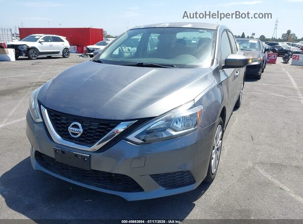 3N1AB7AP1GY336259 2016 NISSAN SENTRA Gray Դիմացի տեսք