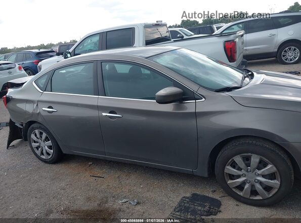 3N1AB7AP1HL654672 2017 NISSAN SENTRA Gray Vista interior trasera