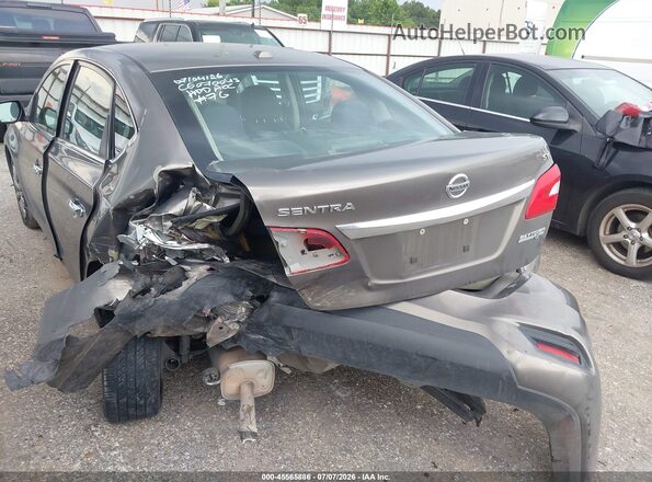 3N1AB7AP1HL654672 2017 NISSAN SENTRA Gray Trasero izquierdo