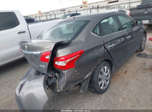 3N1AB7AP1HL654672 2017 NISSAN SENTRA Gray Trasero derecho