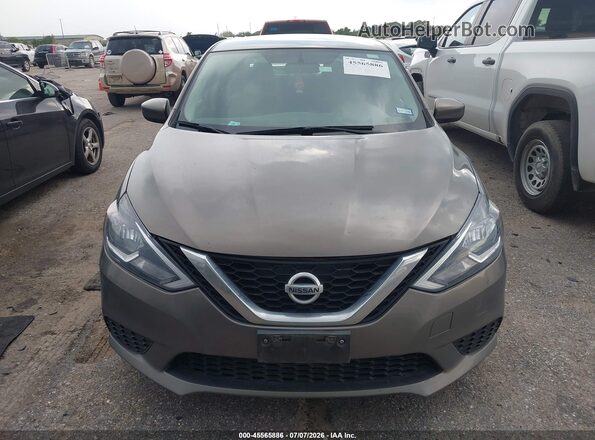 3N1AB7AP1HL654672 2017 NISSAN SENTRA Gray Vista del cuadro de instrumentos