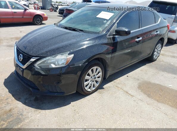 3N1AB7AP1HL673593 2017 NISSAN SENTRA Black Vista tres cuartos delantera izquierda