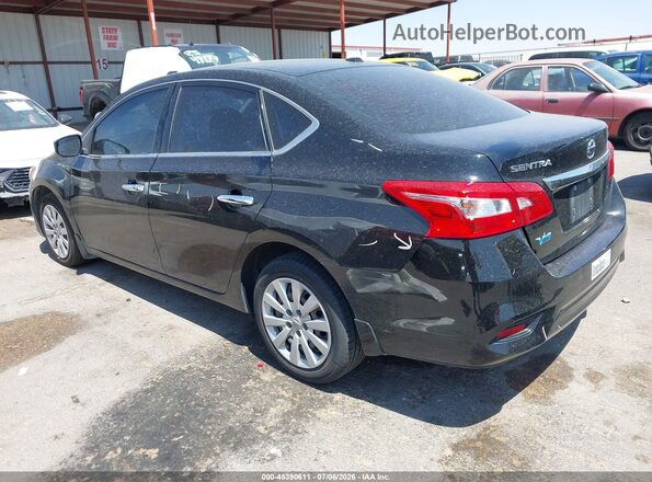 3N1AB7AP1HL673593 2017 NISSAN SENTRA Black Trasero izquierdo