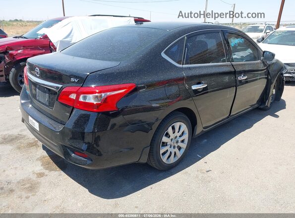 3N1AB7AP1HL673593 2017 NISSAN SENTRA Black Trasero derecho