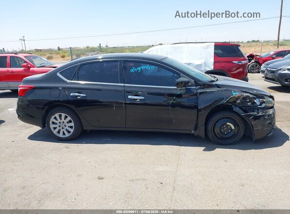 3N1AB7AP1HL673593 2017 NISSAN SENTRA Black Vista interior trasera
